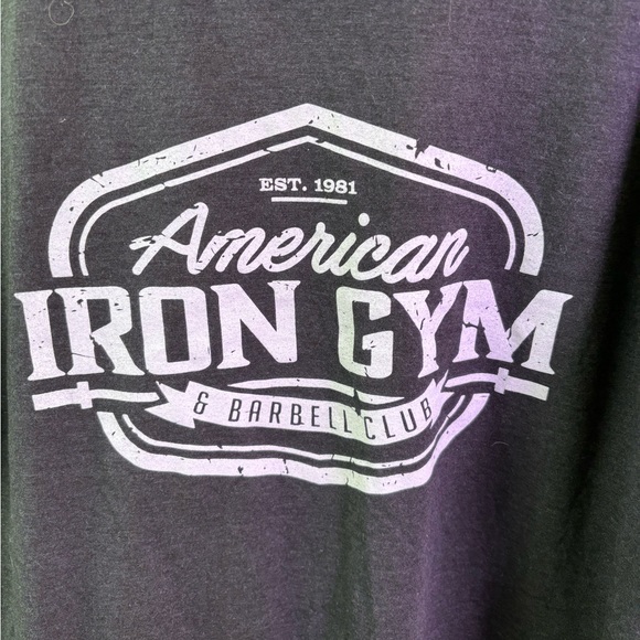 American Iron Gym Sweatshirt size XL EUC - Picture 6 of 6